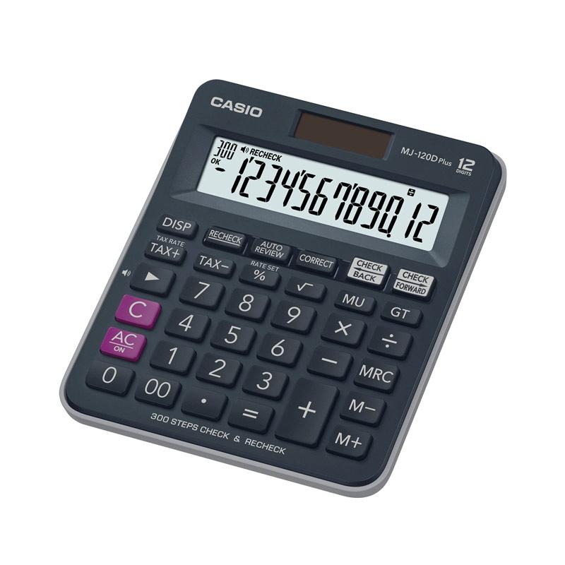 CASIO MJ-120D Plus-BU Check Calculator