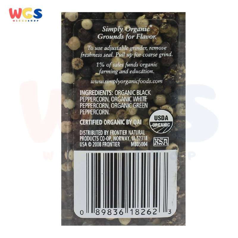 Jual Simply Organic Get Crackin Black White & Green ...