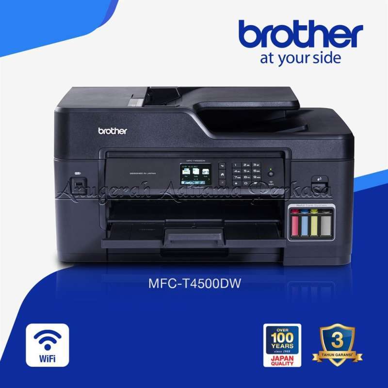 Jual Printer Brother MFC-T4500DW - (Print, Scan, Coppy, Fax, Wireless) di  Seller Toko Anugerah-aap.com - Kota Jakarta Timur, DKI Jakarta | Blibli
