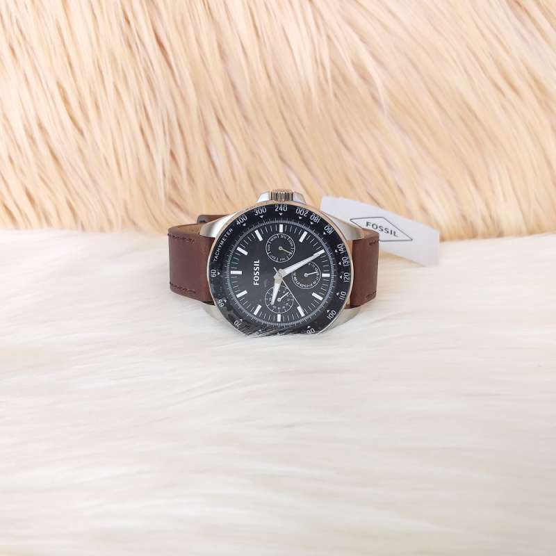 Jual Jam Fossil BQ2294 Neale Multifunction Brown Leather di Seller