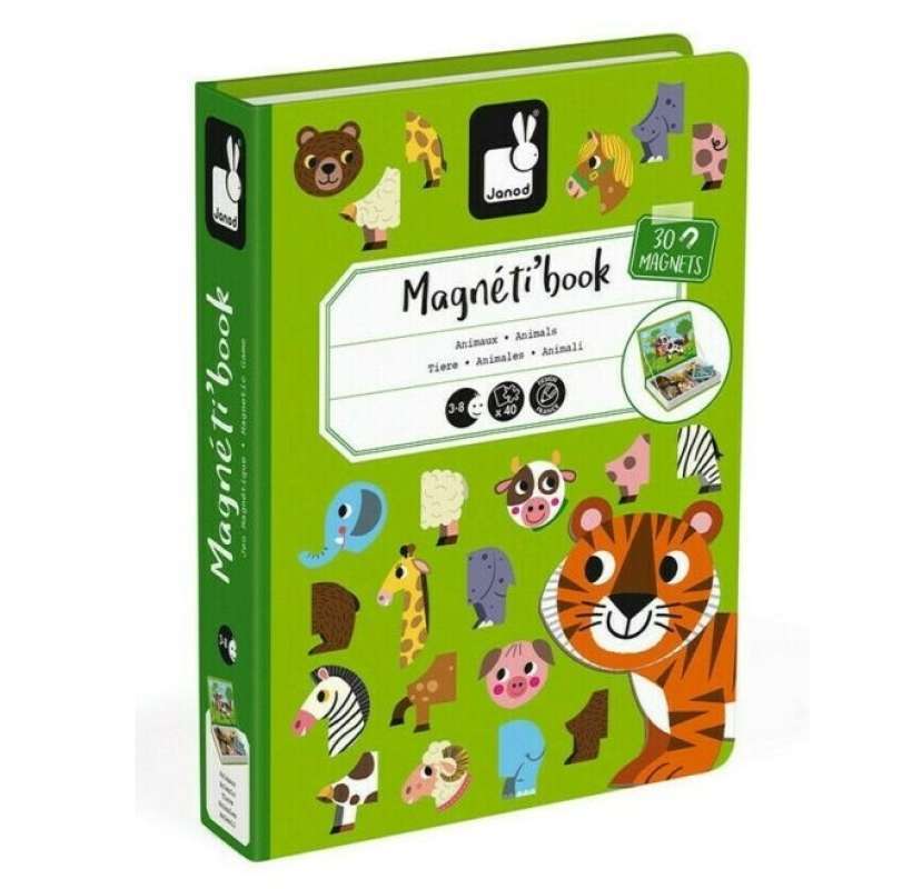 Jual Janod - Animals Magnetic Book di 