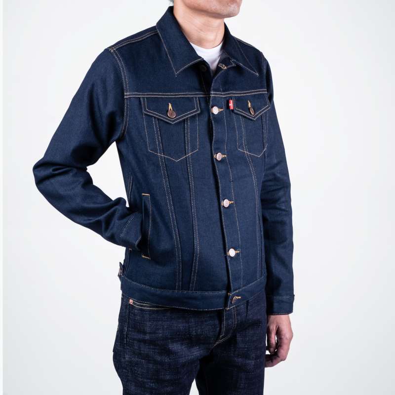 Jual ACKET JENAS DENIM BLACKBRON - NEW 