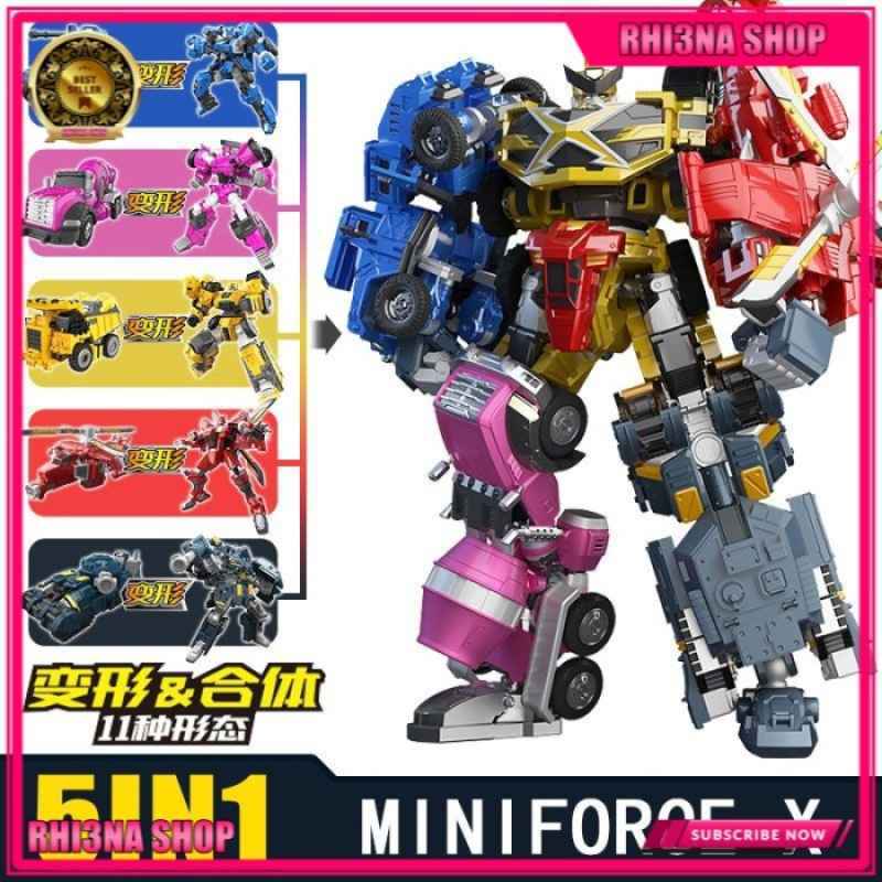 Promo R.s Miniforce X Lucybot Mainan Mobil Robot Transformer 5in1