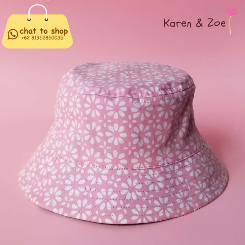 Poppy Bucket Hat - Truntum - Pink 