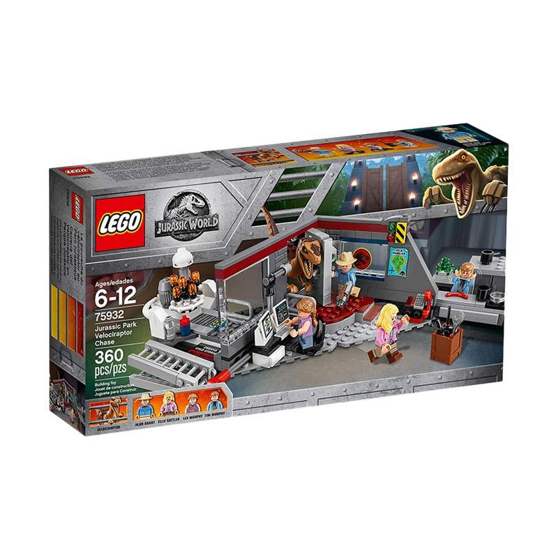 lego 75932 jurassic world jurassic park velociraptor chase