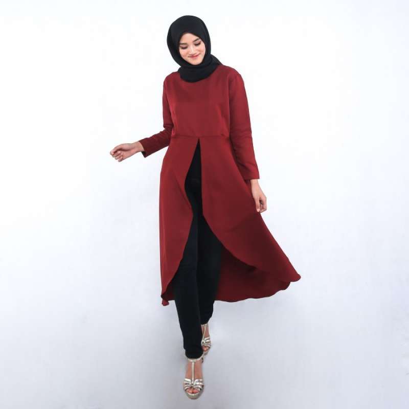 Promo Dress Muslimah Elegan Fairytale - Abu-abu Diskon 42% Di Seller Melia  Shop Bdg - Babakan Sari, Kota Bandung