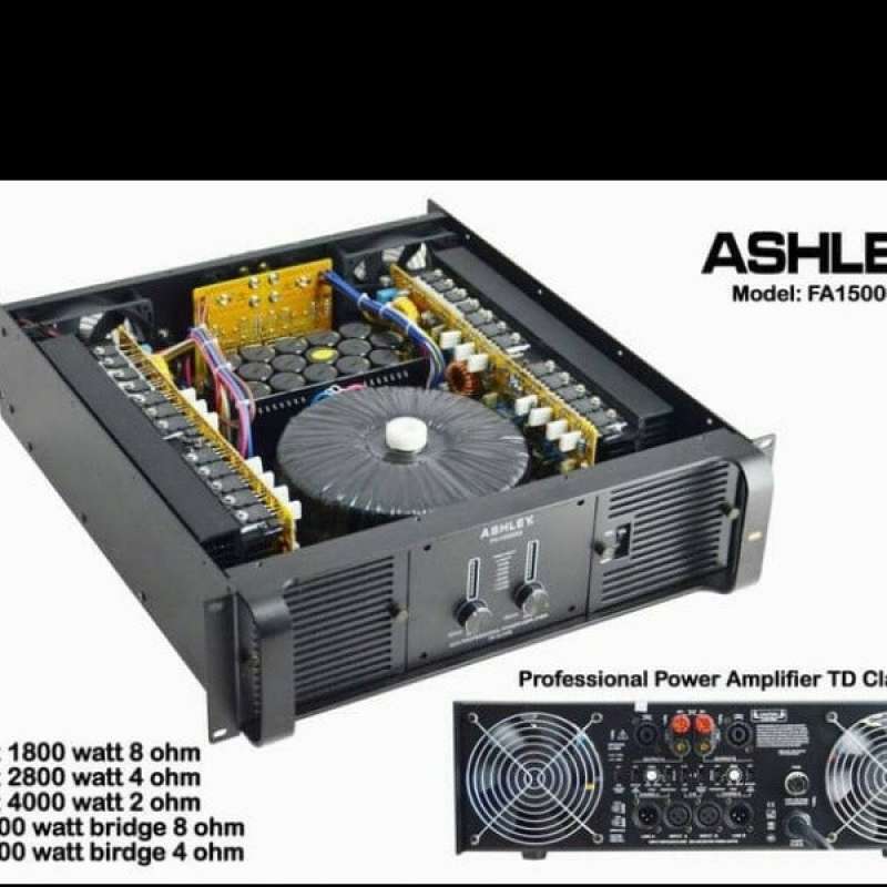 Promo POWER ASHLEY PROFESSIONAL AMPLIFIER TD CLASS FA 15000Q