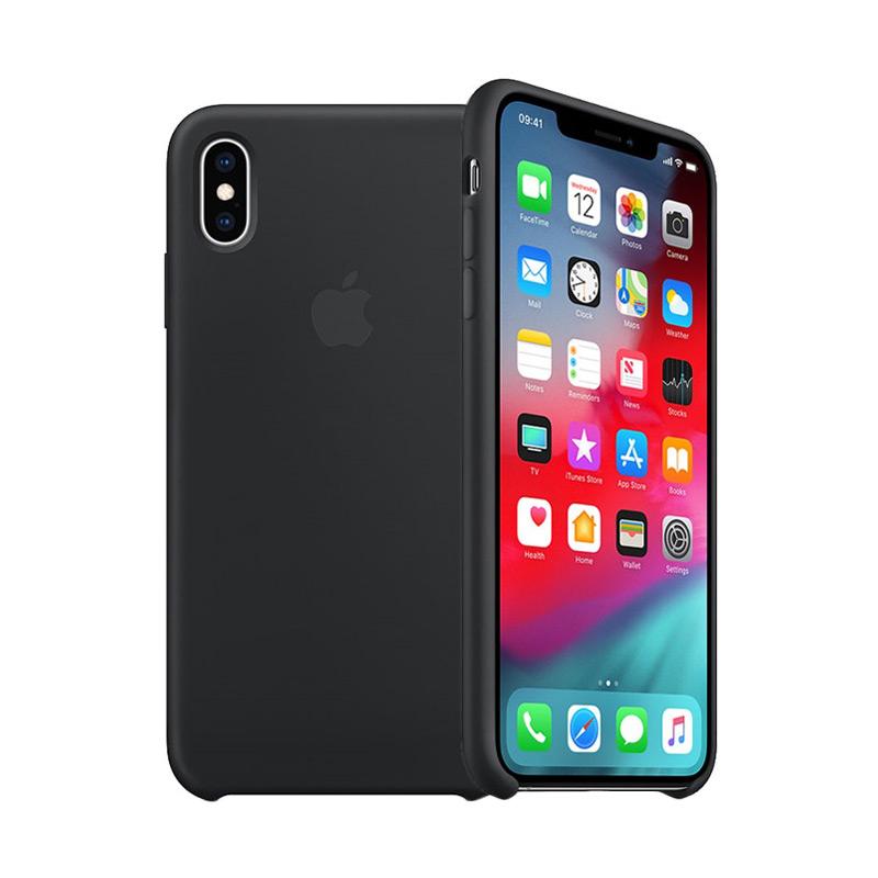 Jual Apple Silicone Casing For Iphone Xs Max Black Original Online November 2020 Blibli Com