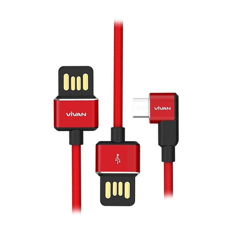 Jual Vivan Bwm100 Fast Charge 2 4a Micro Usb Data Cable 1m