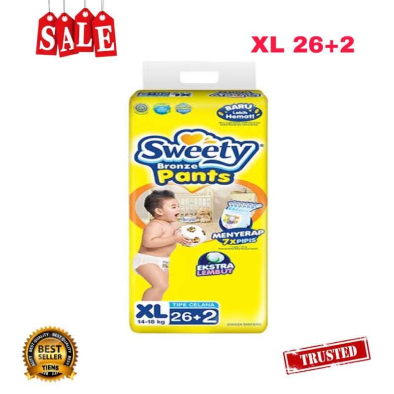 Jual Pampers Sweety Ukuran Xl Isi 26 Termurah Harga Grosir