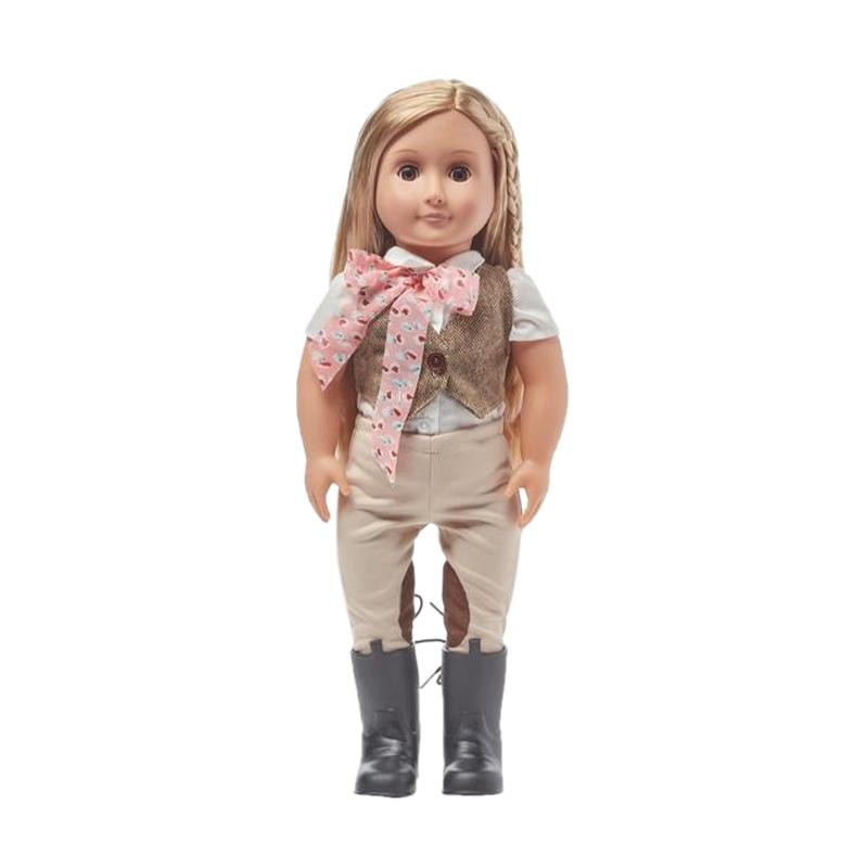 Jual Our Generation Riding Doll with Tweed Vest Leah Boneka