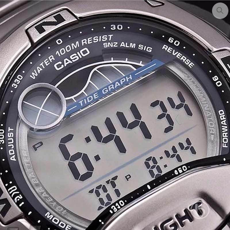 Jual Casio Tidegraph Sports Jam Tangan Pria Silver W 735d 1a Online Desember 2020 Blibli