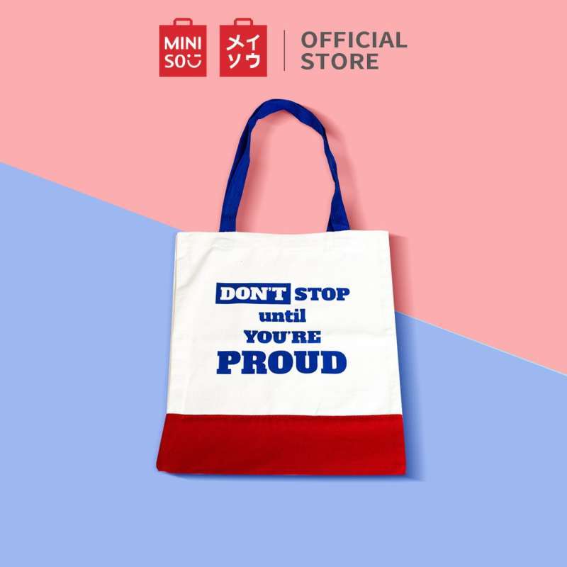 Ukuran tote bag miniso sales