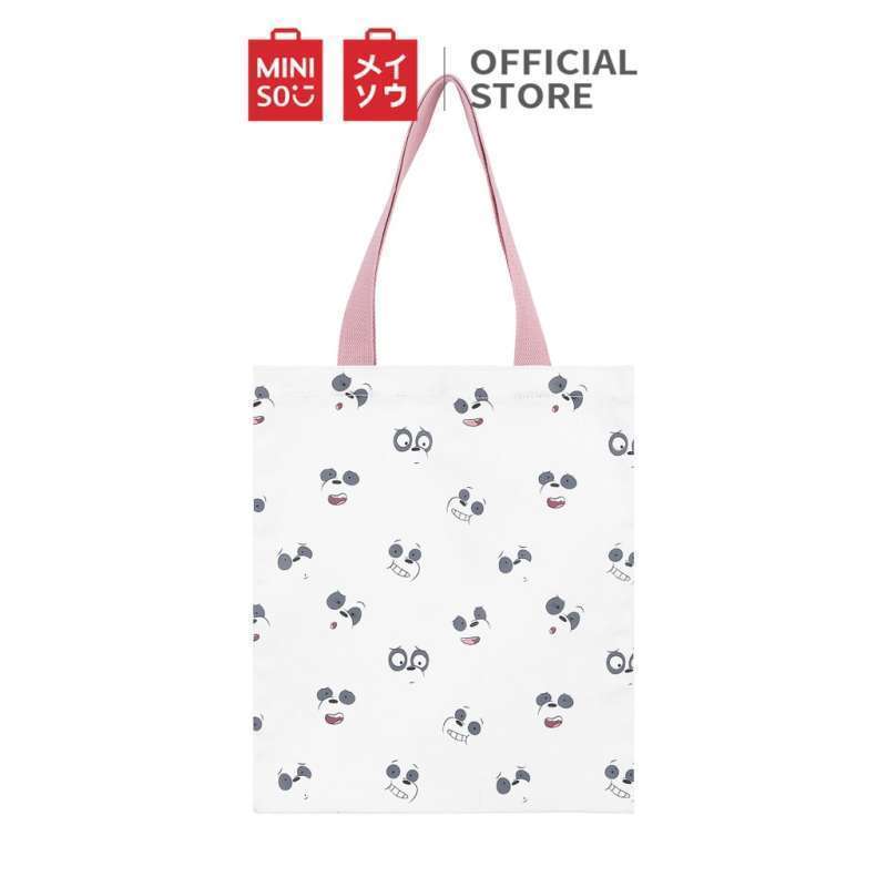 Harga tote bag miniso we bare bears hot sale