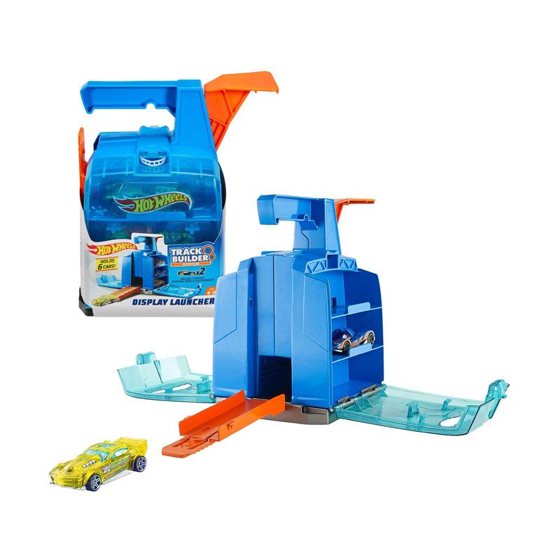 hot wheels track builder display launcher