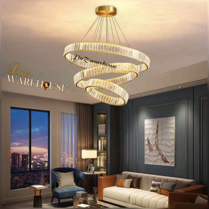 Lampu gantung MODERN LUXURY CRYSTAL LED 