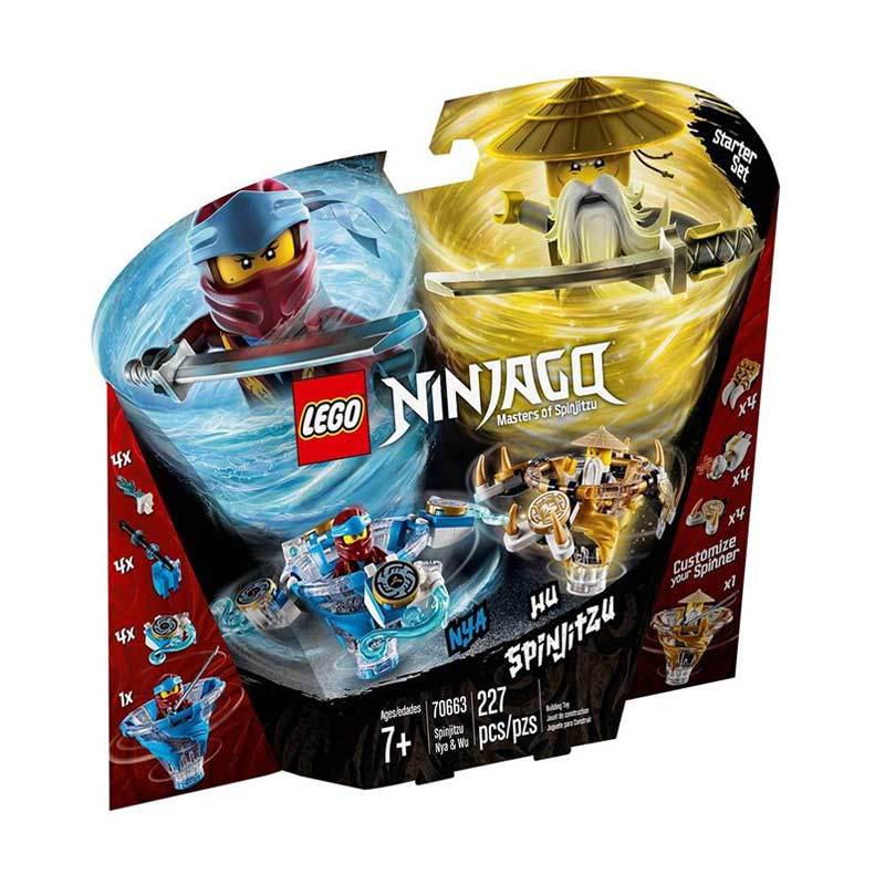 LEGO NINJAGO 70663 Spinjitzu Nya Wu Mainan Blocks Stacking Toys