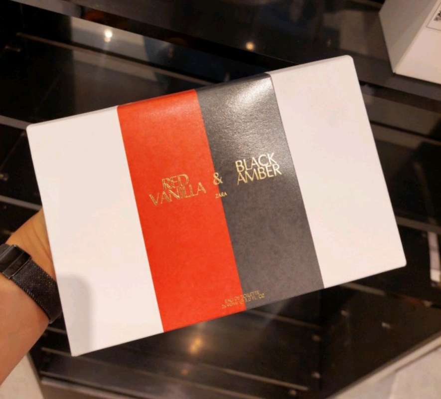 Zara black sales amber red vanilla