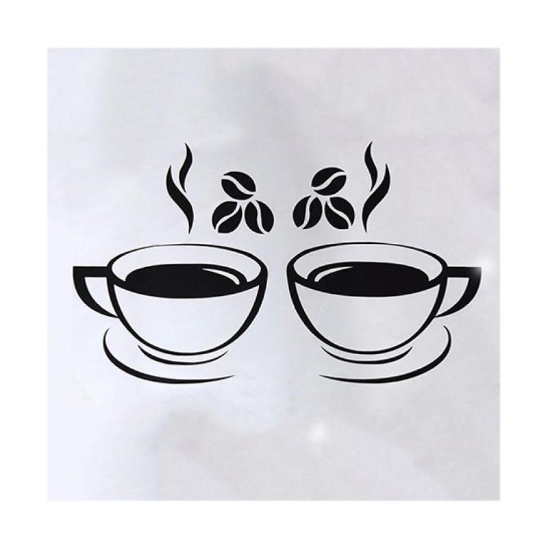 Bluelans Coffee Cups Beads Pattern Pub Cafe Kitchen Home Decor Art Decal Wall Sticker Terbaru Agustus 2021 Harga Murah Kualitas Terjamin Blibli