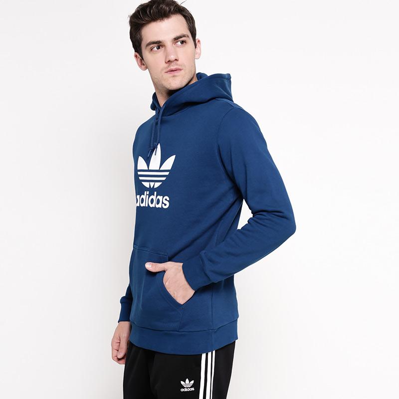 Jual Adidas Originals Men Trefoil Hoodie Jacket Pria dv1504 Di