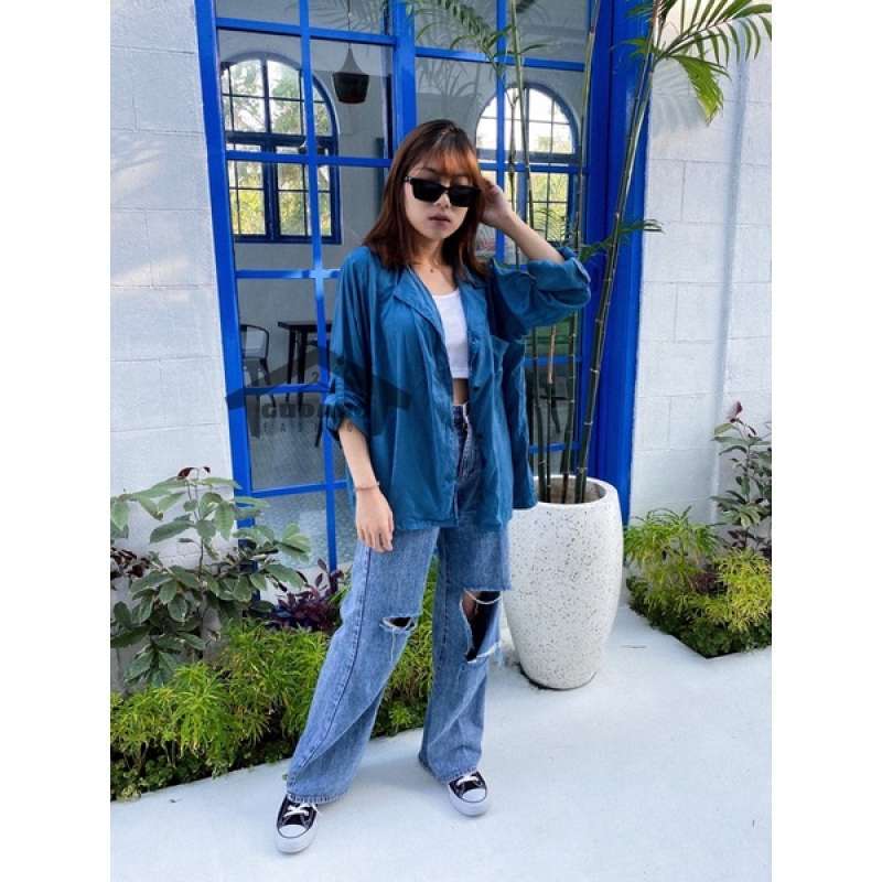 Promo SELENA BASIC OVERSIZED SHIRT 