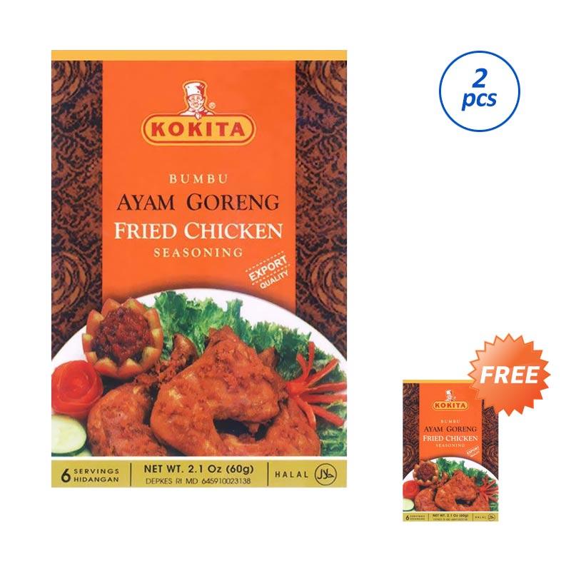 Jual Groceries Buy 2 Get 1 Free Kokita Fk0025 Sachet Bumbu Ayam Goreng 60 G Online Januari 2021 Blibli