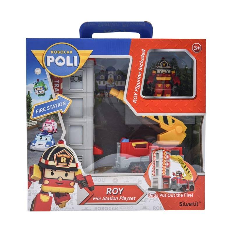 fisher price fire station and engine playset