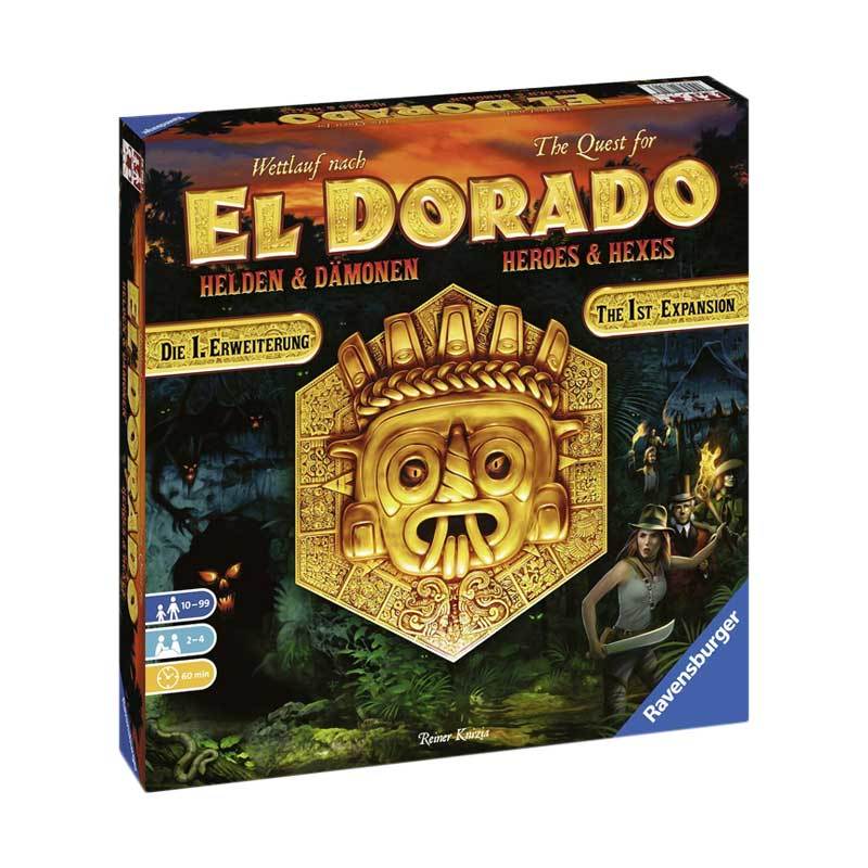 Jual Ravensburger The Quest For El Dorado Heroes Hexes Board Game Expansion Online Januari 2021 Blibli
