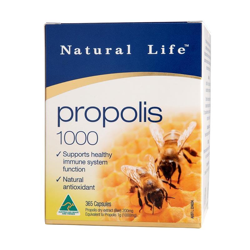 Jual Natural Life Propolis Capsules Suplemen Kesehatan 1000mg 365 Caps Online April 2021 Blibli