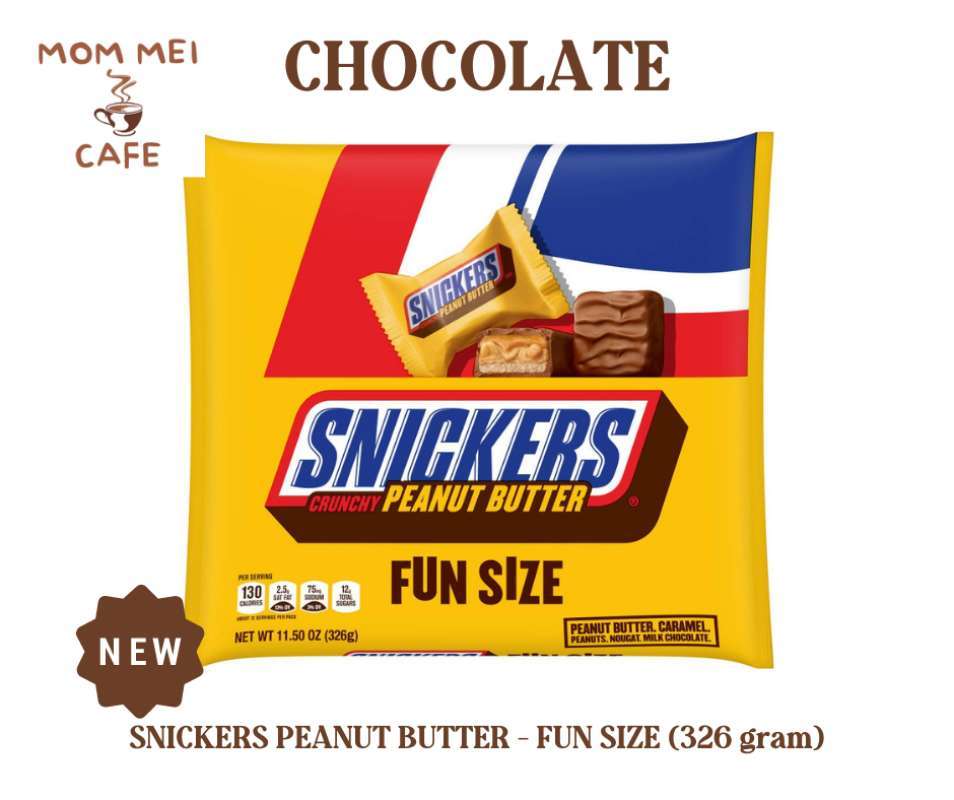 Jual Coklat SNICKERS PEANUT BUTTER FUN SIZE CHOCOLATE di ...