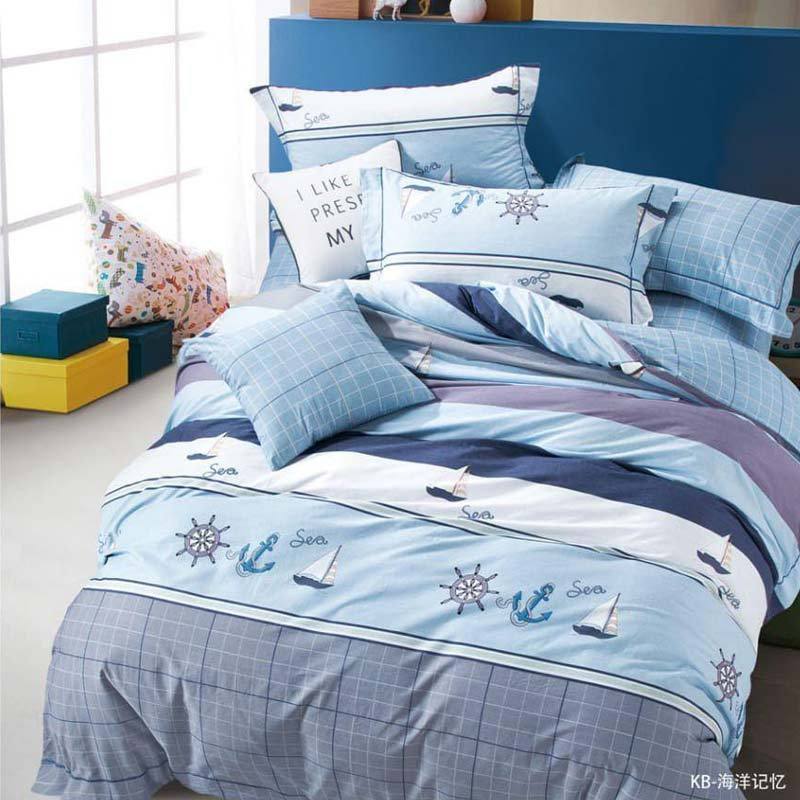 Jual Gr Sprei Katun Jepang Original Set Sprei Biru Murah Mei 2021 Blibli