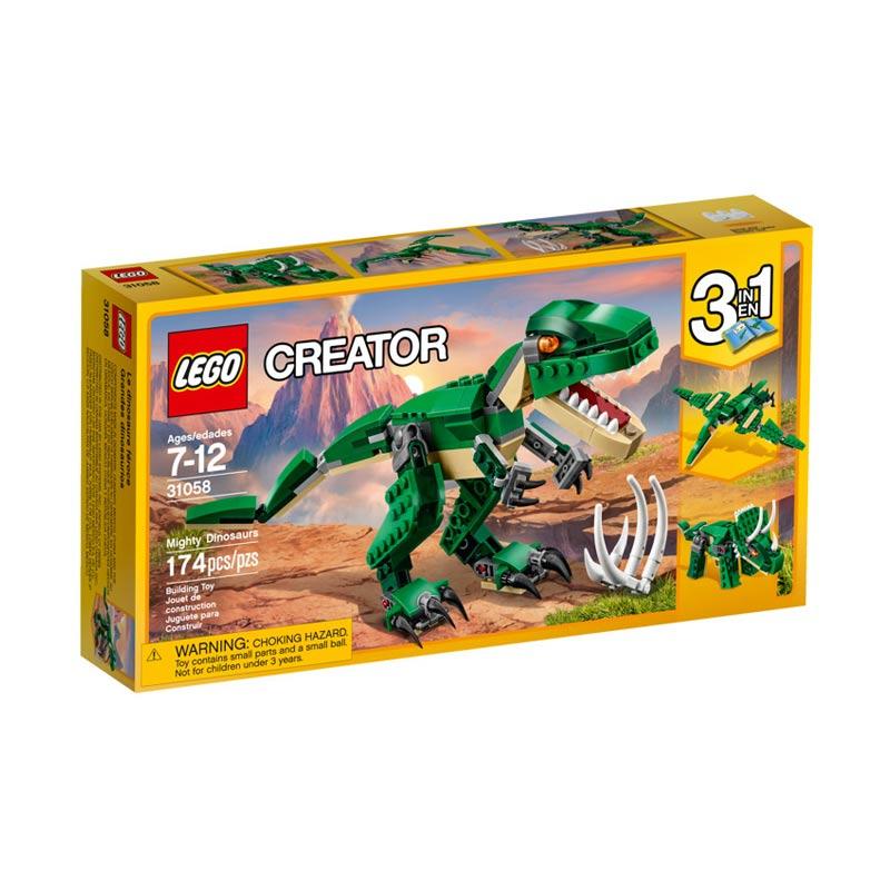Jual LEGO Creator 31058 Mighty Dinosaurs Blocks Stacking Toys Di