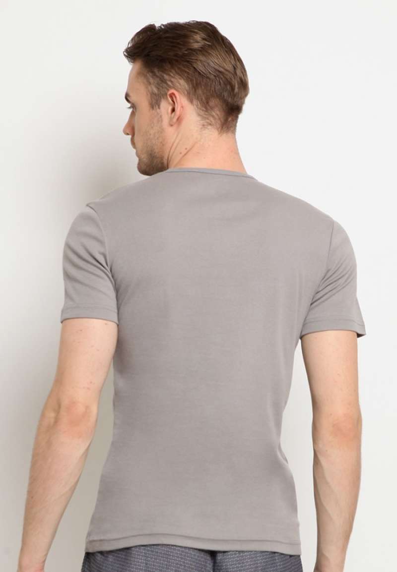 Neck Undershirt U-Sbbbsc518O232 Grey 