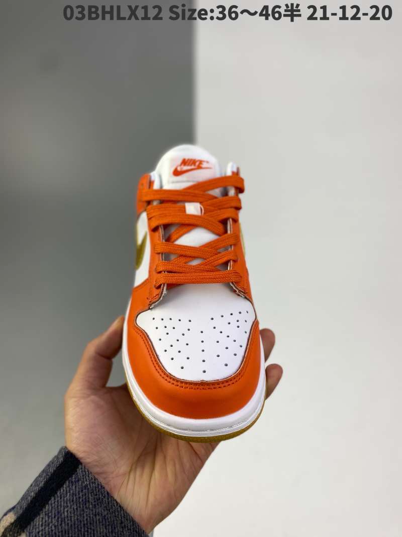 dunk orange white