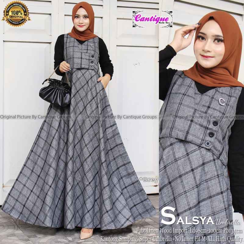 Pakaian Wanita SALSYA UMBRELLA DRESS 