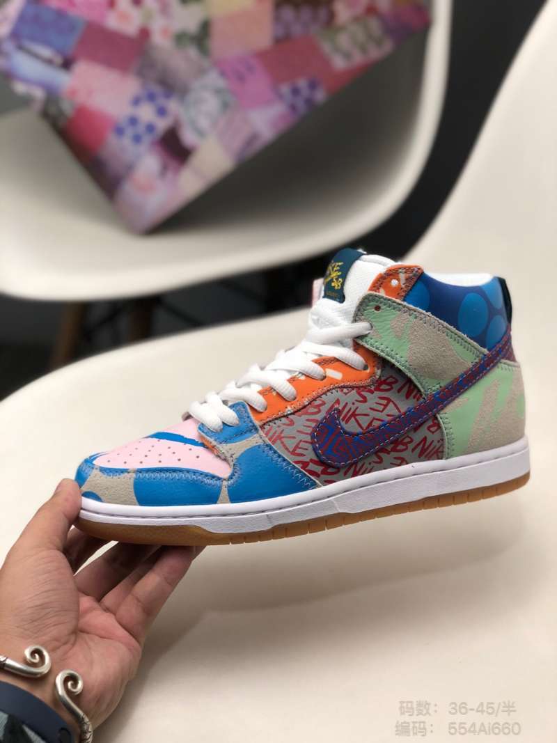 Jual 36-45 Nike SB Dunk High Thomas Campbell what the dunk graffiti  mandarin duck contrast leather panel top - 39 di Seller SNK souxing shop -  China | Blibli