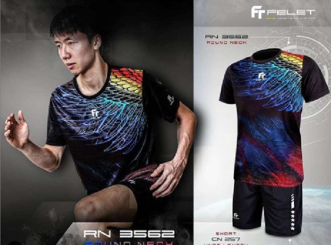 baju felet badminton