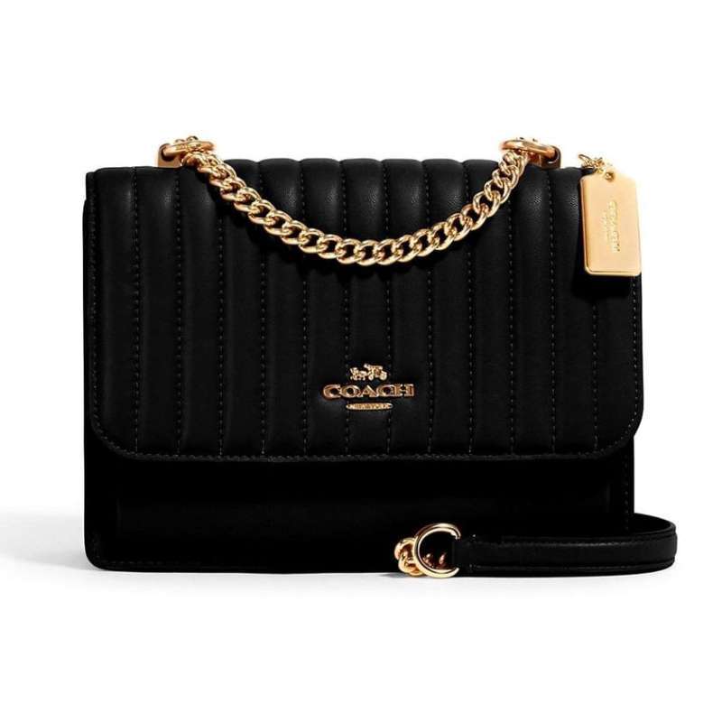 klare crossbody with linear quilting