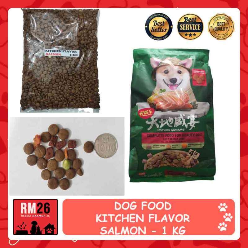 Promo Makanan Anjing Dog Food Kitchen Flavor Salmon Repack Kg