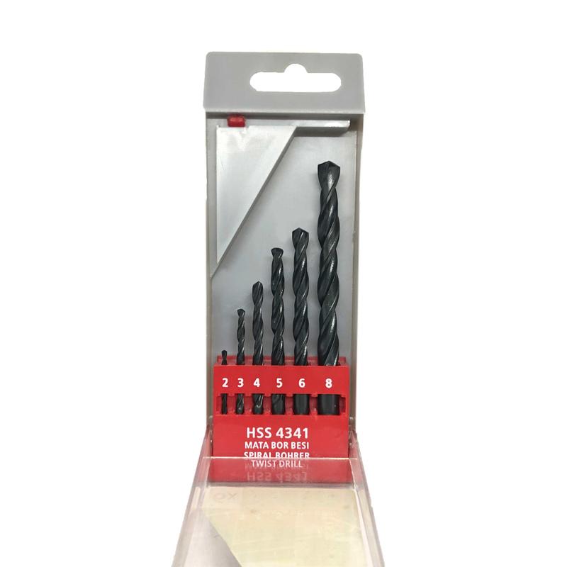 Jual Nlg Hss Set Twist Drill Bit Set Mata Bor Besi 6 Pcs Online