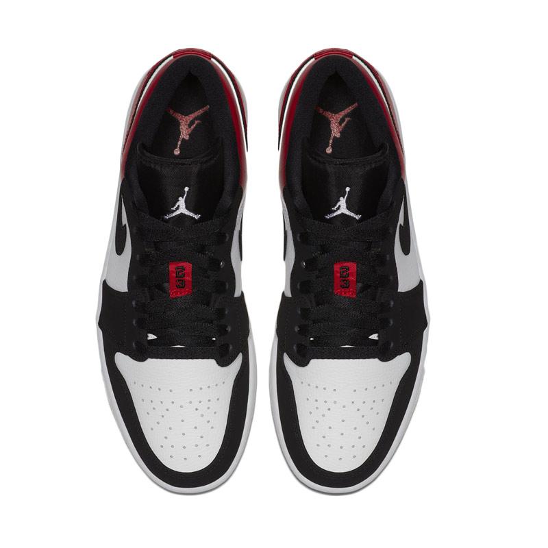 harga air jordan 1 low black toe