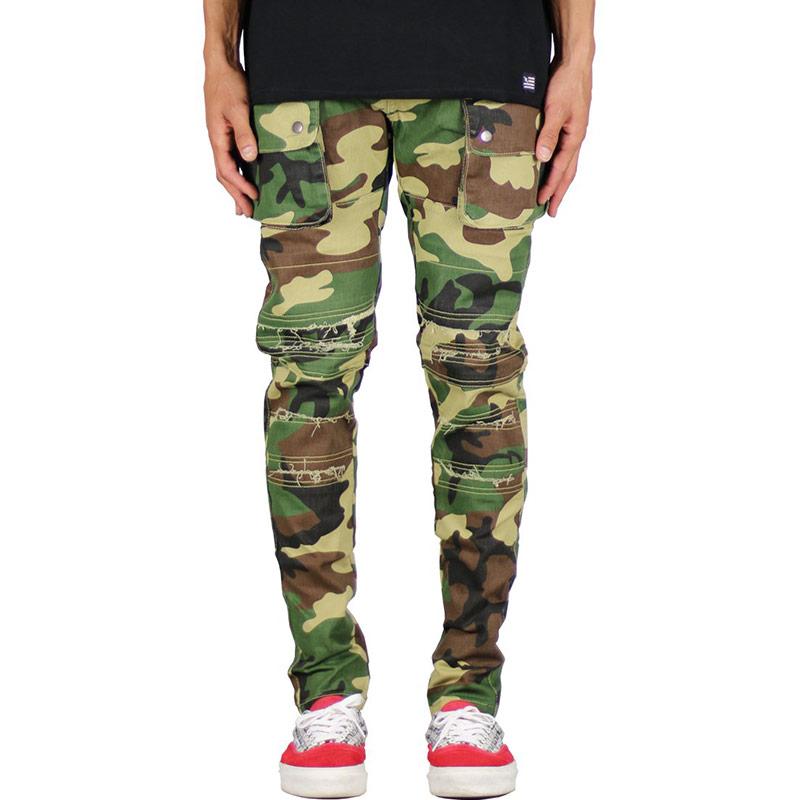 Hyper Denim Woodland Cargo Pant Celana Pria Camo - Main Image