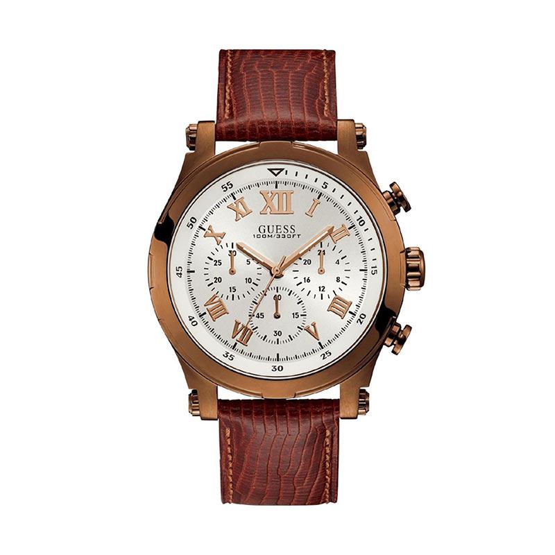 Jual GUESS Jam Tangan Pria W1105G2 W1105G3 W1105G4 Brown di