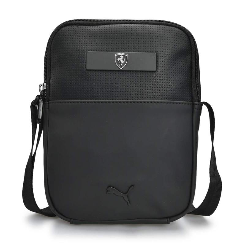 puma ferrari ls black sling bag