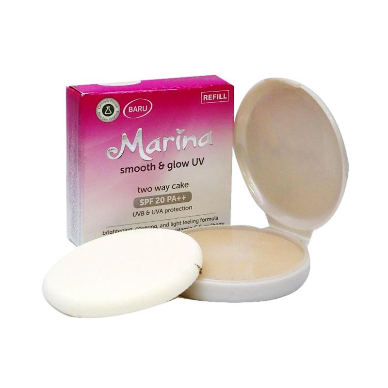 Jual Marina Two Way Cake Bedak 14 Natural 12 5 G Refil Online Oktober 2020 Blibli Com