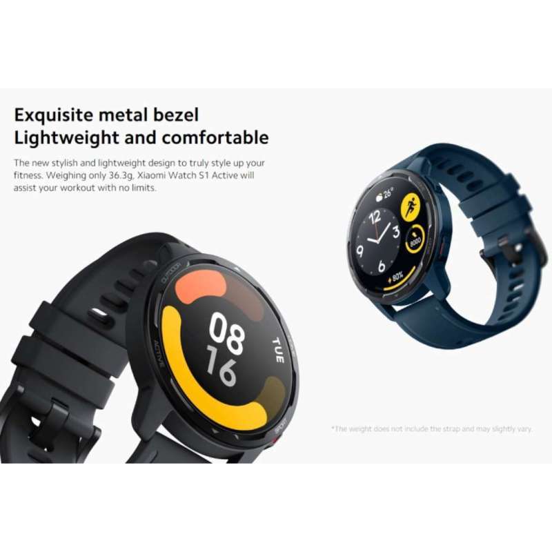 Promo Mi Watch S1 Active Smart Watch Sport Smartwatch Fitness di Seller  Mibo Official Store - Kota Jakarta Selatan, DKI Jakarta | Blibli