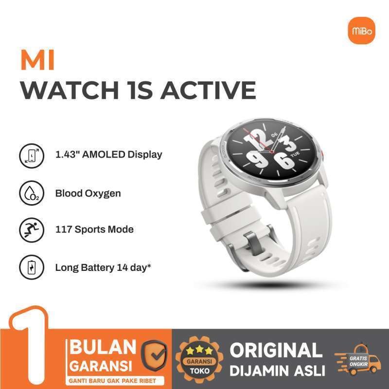 Promo Mi Watch S1 Active Smart Watch Sport Smartwatch Fitness di Seller  Mibo Official Store - Kota Jakarta Selatan, DKI Jakarta | Blibli