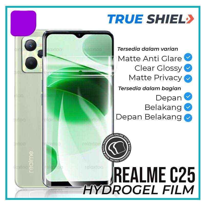 Jual Realme C25 True Shield Premium Hydrogel Screen Protector Real