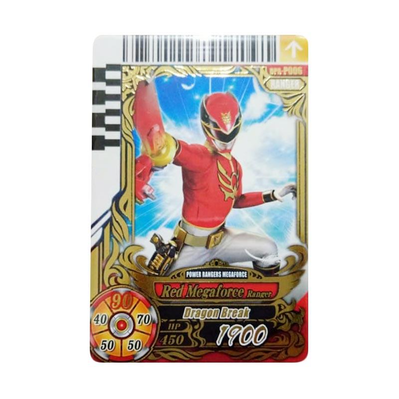 Jual Power Rangers Dpr P006 Megaforce Red Megaforce Ranger Promo Card Battle Online Maret 2021 Blibli