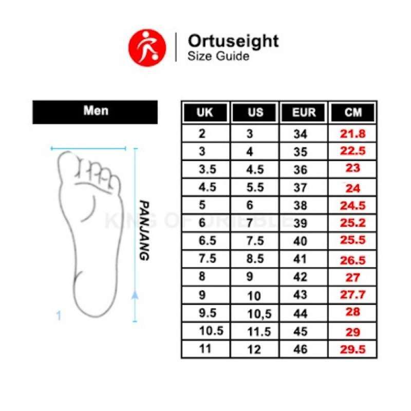 Jual Sepatu Lari/Running Ortuseight Phyton Black White ...